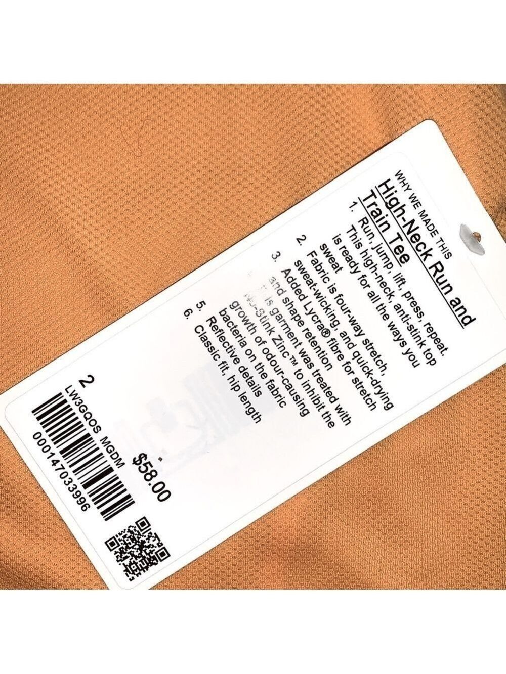 Lululemon Lightweight Running Training Tee NWT - Picture 5 of 6